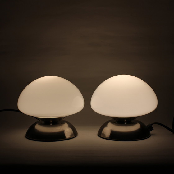 Image 1 of 2x Mushroom Touch Lamps