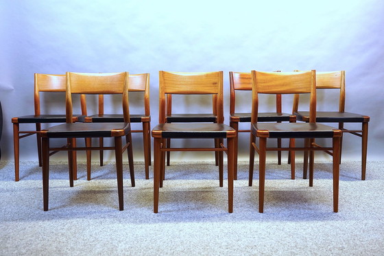 Image 1 of Chaises de salle à manger vintage de Georg Leowald pour Wilkhahn, années 1950, lot de 6