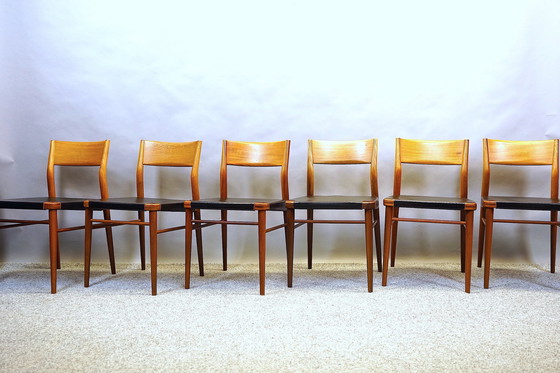 Image 1 of Chaises de salle à manger vintage de Georg Leowald pour Wilkhahn, années 1950, lot de 6
