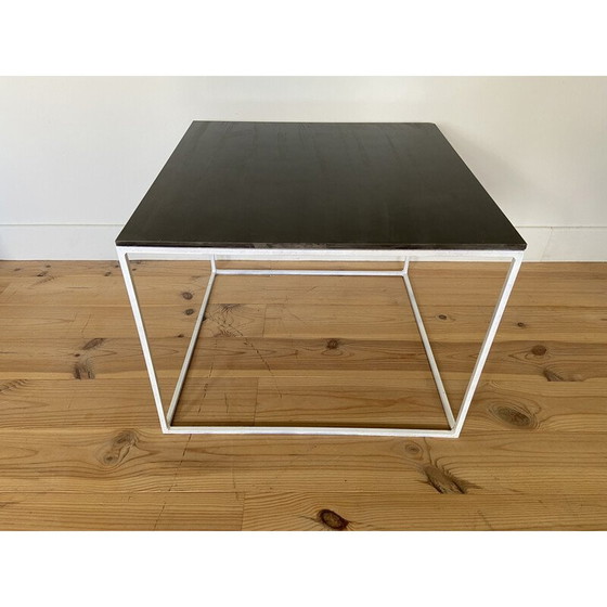 Image 1 of Square vintage slate coffee table