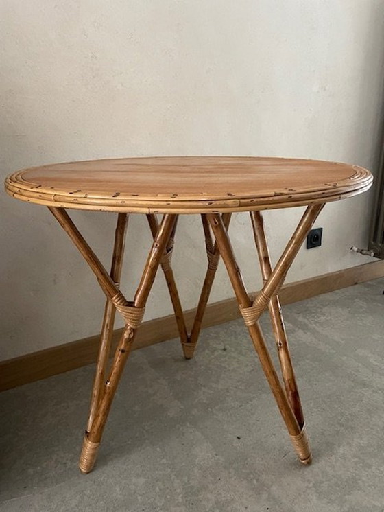 Image 1 of Rattan Tea Table