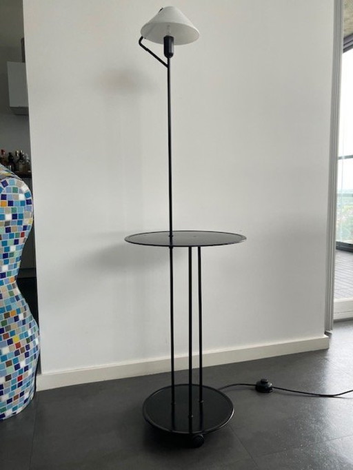 Gabriel Teixidó Industrial Mobile Table With Lamp