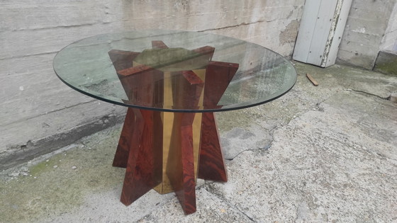 Image 1 of Tommaso Barbi Dining Table 1970'