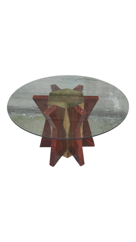 Image 1 of Tommaso Barbi Dining Table 1970'