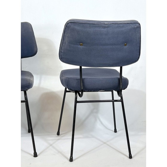 Image 1 of Set of 6 vintage Delfino dining chairs by Erberto Carboni for Arflex, 1950s