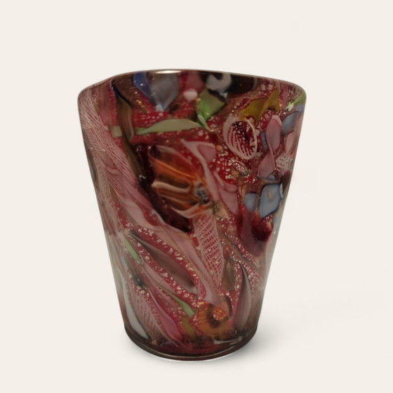 Image 1 of Murano Glass Vase // Dino Martens // Aureliano Toso