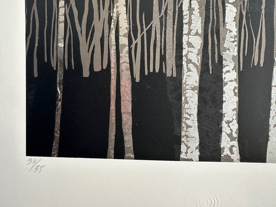 Image 1 of Silkscreen trees