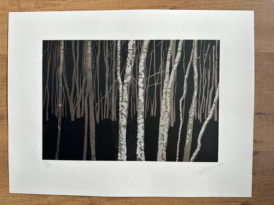 Image 1 of Silkscreen trees