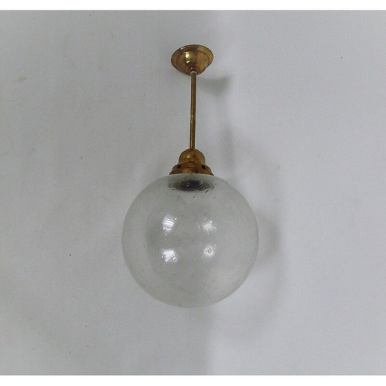 Image 1 of Vintage brass suspension lamp, 1960
