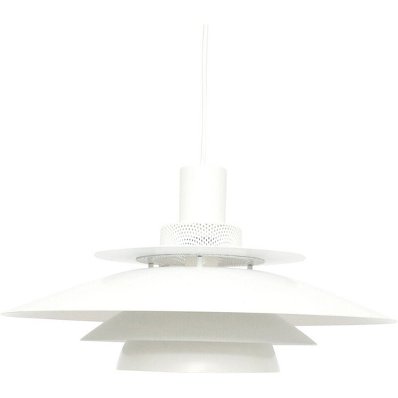 Image 1 of Lampada a sospensione bianca vintage, Danimarca 1980