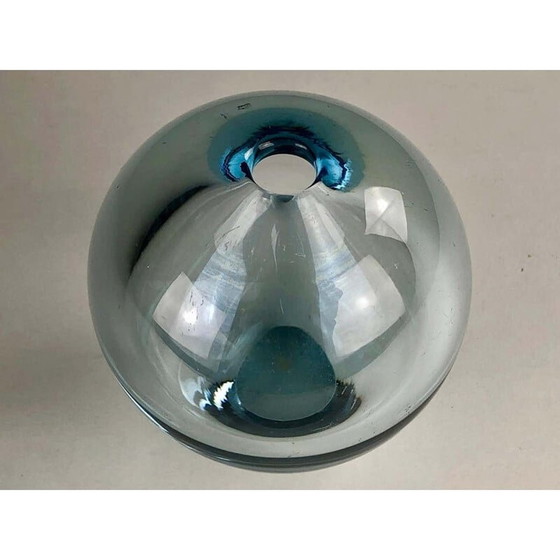 Image 1 of Vintage Danish handblown glass vase by Per Lütken for Holmegaard, 1950s