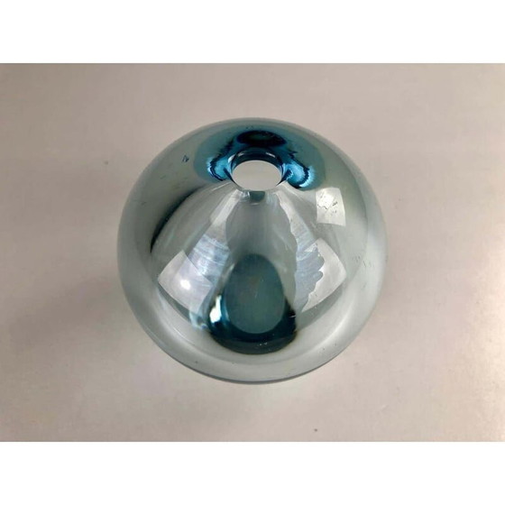 Image 1 of Vintage Danish handblown glass vase by Per Lütken for Holmegaard, 1950s