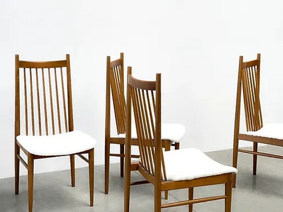 Image 1 of Set of four Dutch dining chairs