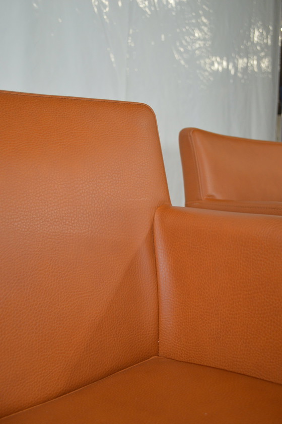 Image 1 of 4x Mobitec Brown Leather Seats