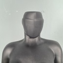 Art Deco Ceramic Weightlifter Lamp '80S