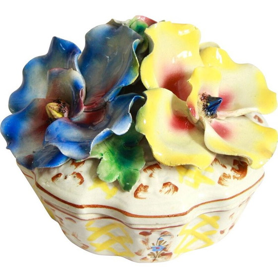 Image 1 of Vintage ceramic box, Italy 1950