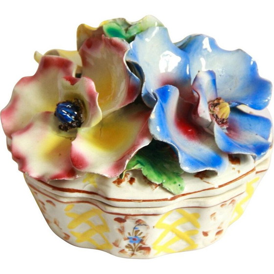 Image 1 of Vintage ceramic box, Italy 1950
