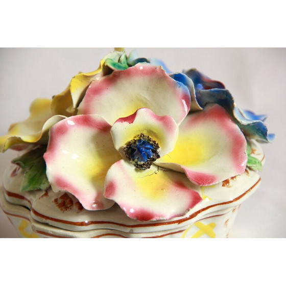 Image 1 of Vintage ceramic box, Italy 1950