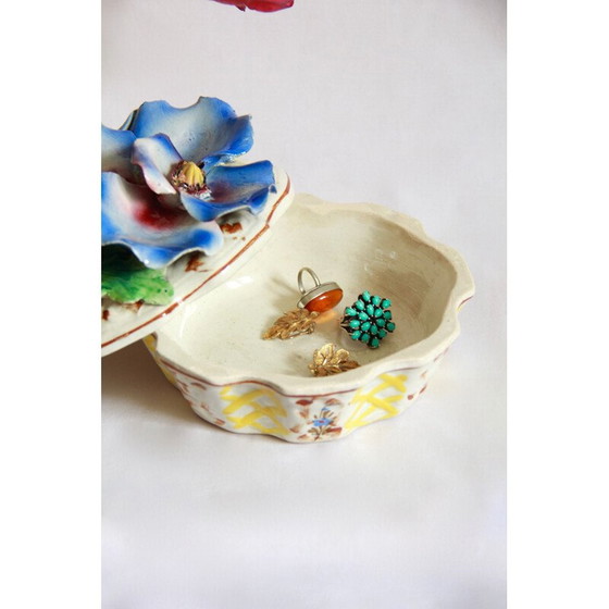 Image 1 of Vintage ceramic box, Italy 1950