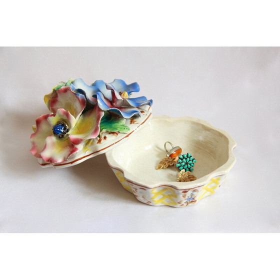 Image 1 of Vintage ceramic box, Italy 1950