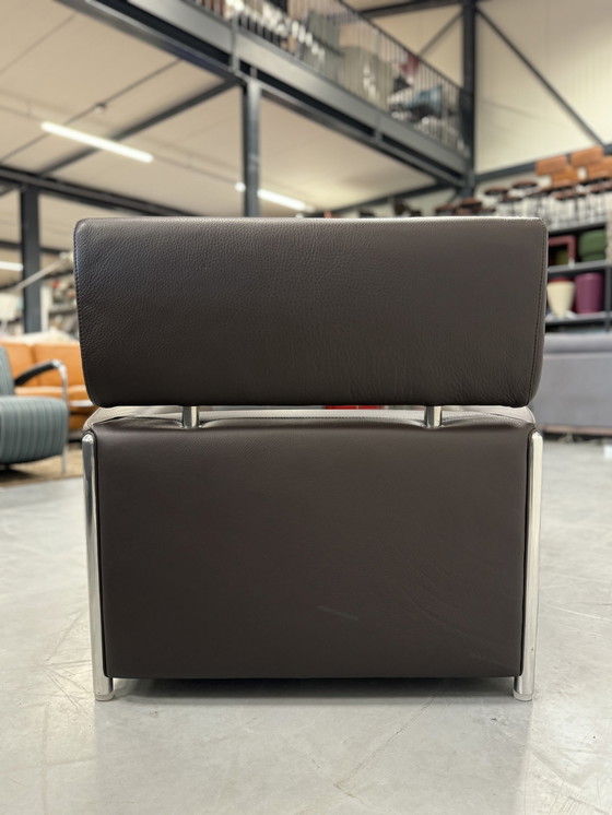 Image 1 of 2 Leolux Oblomov Armchairs Brown Leather