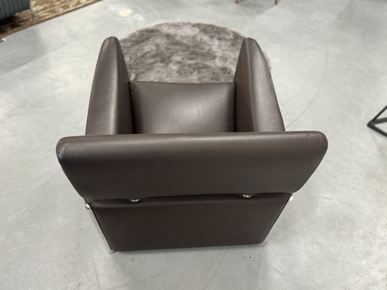 Image 1 of 2 Leolux Oblomov Armchairs Brown Leather