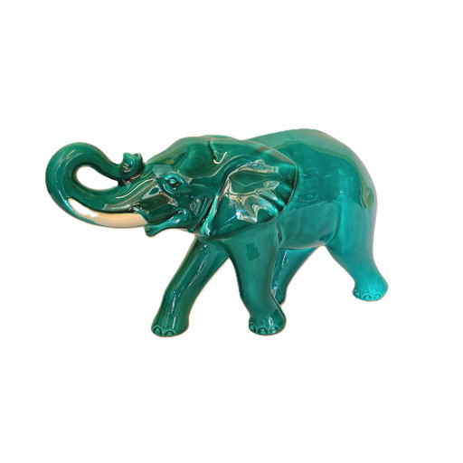 French ceramic Elephant statue, 1960s