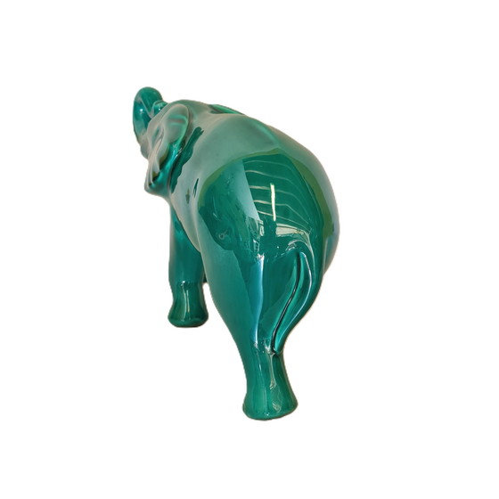 Image 1 of Statue d'éléphant en céramique française, 1960