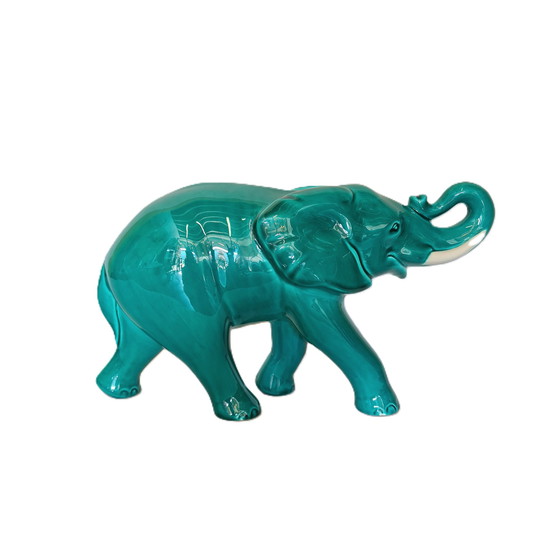 Image 1 of French ceramic Elephant statue, 1960s