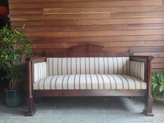 Image 1 of Neoclassical wooden bench