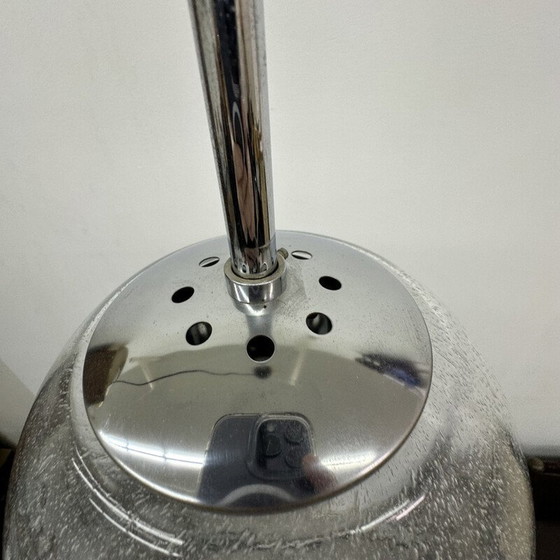 Image 1 of Lampada a sospensione vintage in vetro e metallo per Glashütte Limburg, Germania 1970