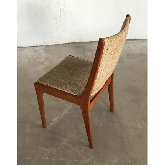 Image 1 of Set of 6 vintage teak dining chairs by Johannes Andersen for Uldum Møbler, Denmark 1960