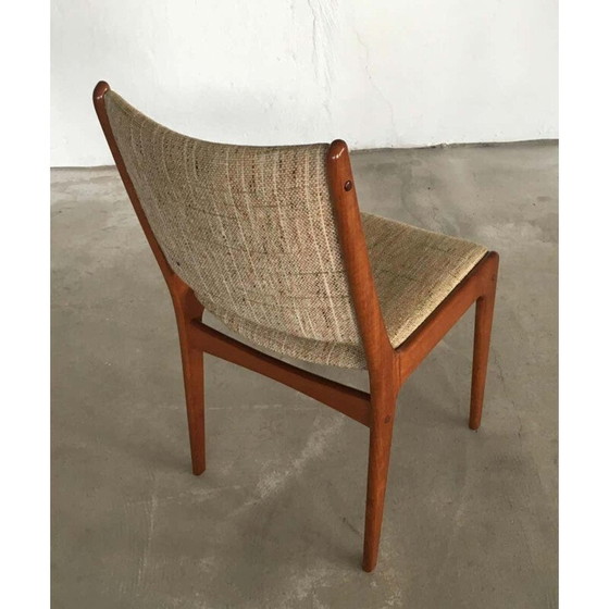 Image 1 of Set of 6 vintage teak dining chairs by Johannes Andersen for Uldum Møbler, Denmark 1960