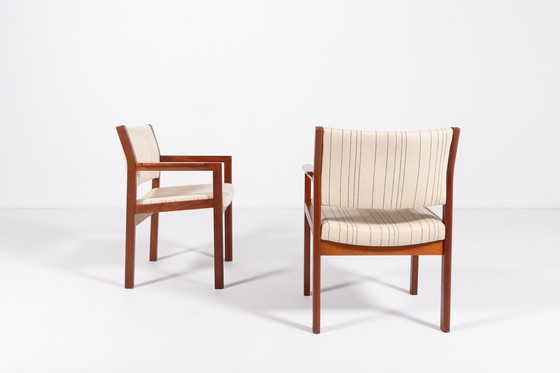 Image 1 of Juego de 4 sillones de diseño danés de Christian Hvidt para Soborg Mobelfabrik