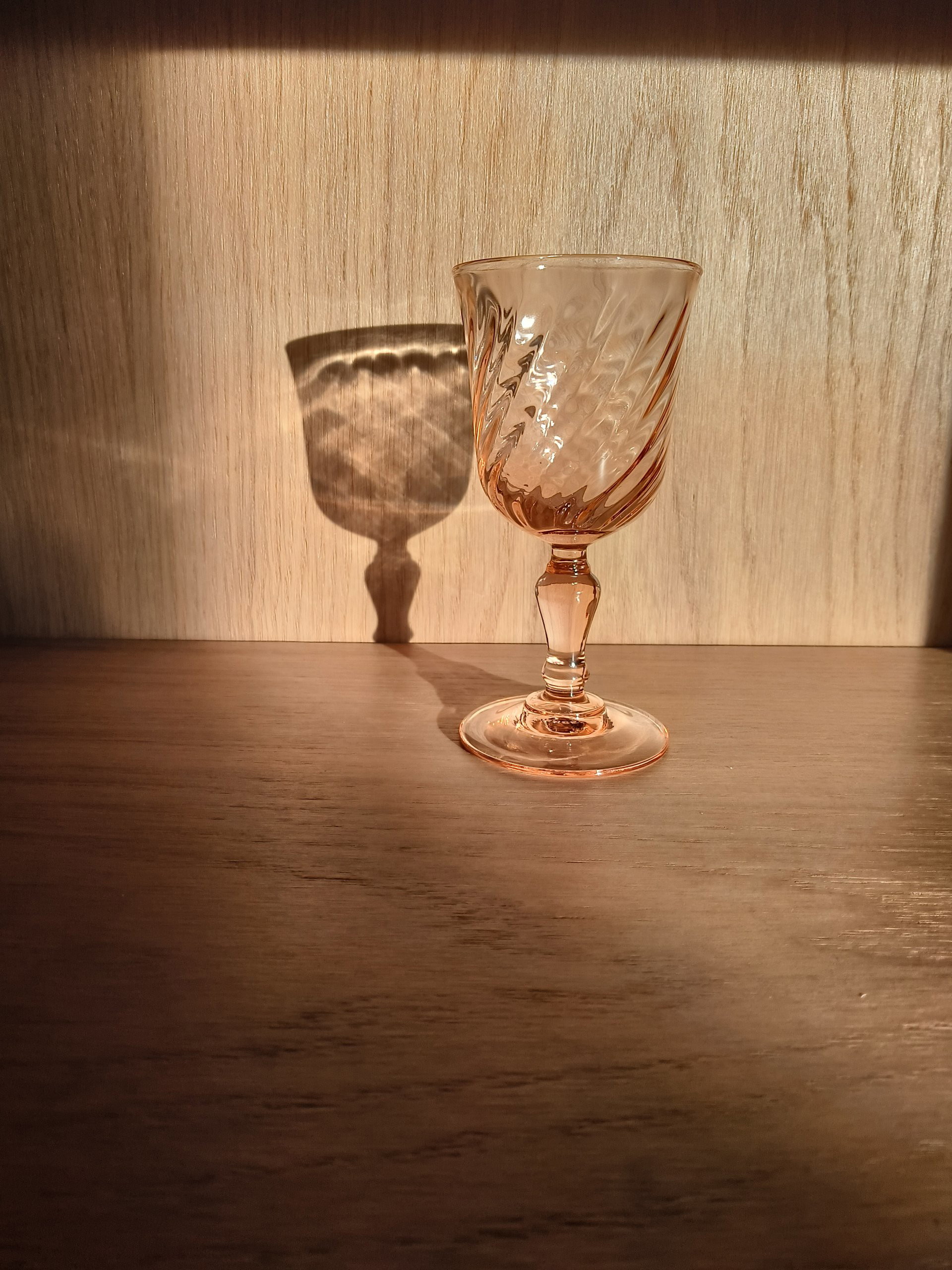 Mid-Century Vintage Luminarc Regency Small Wine Glasses