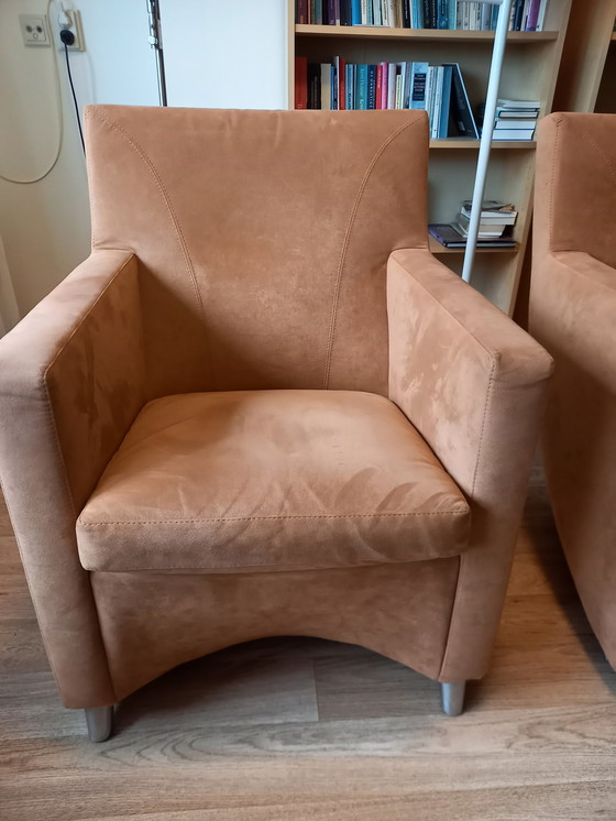 Image 1 of 2x Leolux Armchairs Dolcinea