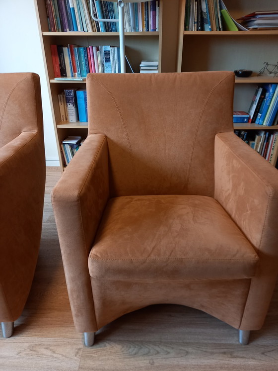 Image 1 of 2x Leolux Armchairs Dolcinea