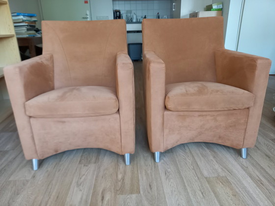 Image 1 of 2x Leolux Armchairs Dolcinea