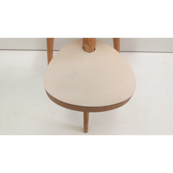 Image 1 of Vintage wooden flower table by Jiří Jiroutek, Czechoslovakia 1958