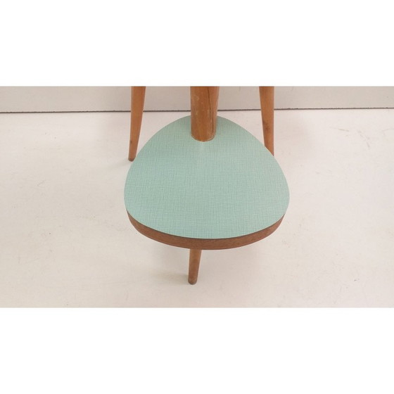 Image 1 of Vintage wooden flower table by Jiří Jiroutek, Czechoslovakia 1958