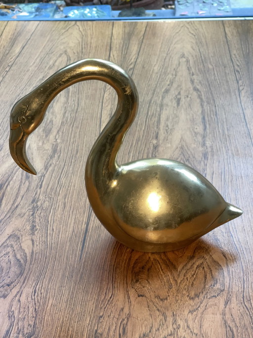 2 X Vintage Brass Birds