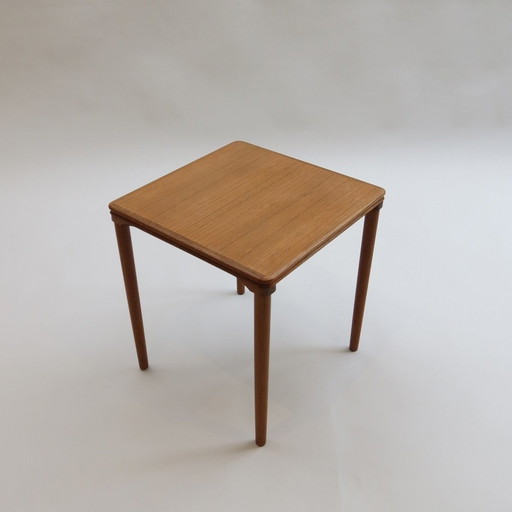 Small Teak Danish Side Table H. W. Klein Bramin 1960s