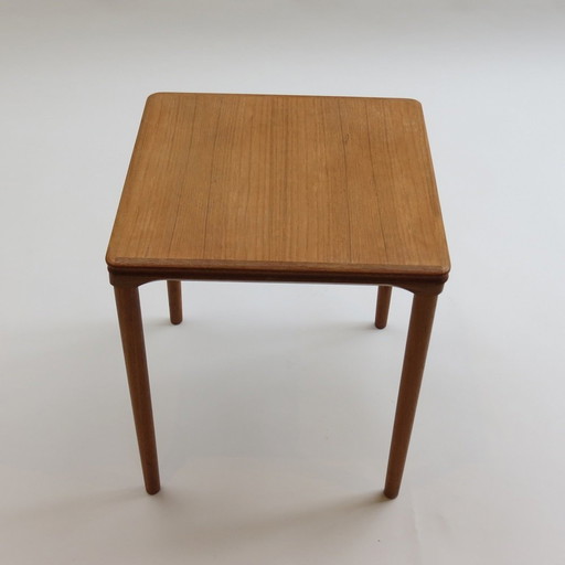 Small Teak Danish Side Table H. W. Klein Bramin 1960s