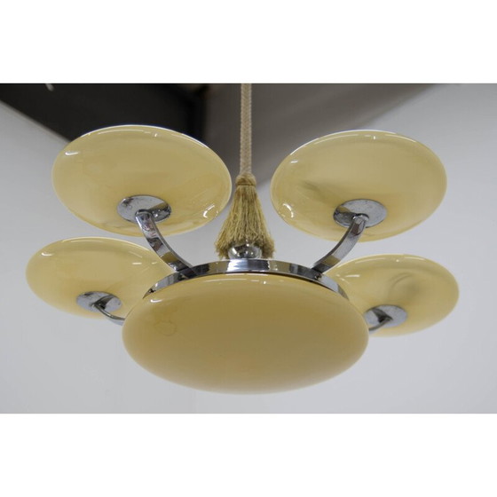 Image 1 of Lampadario art déco vintage, 1930