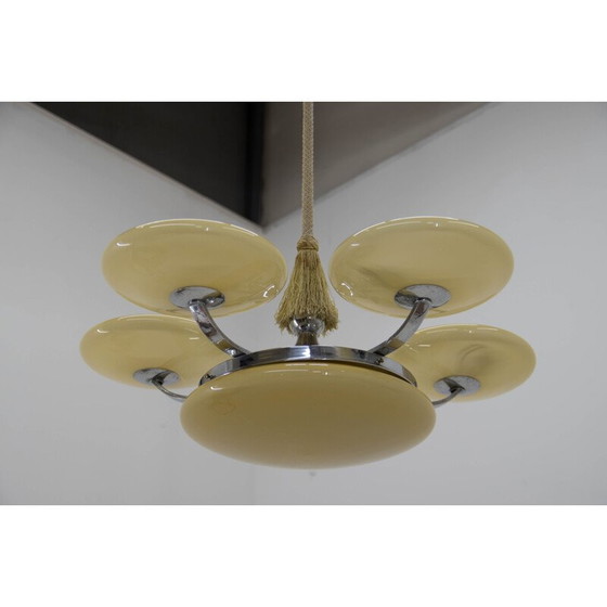 Image 1 of Lampadario art déco vintage, 1930