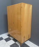 Hang Wardrobe cabinet in Ash wood by František Mezulánik  for Novy Domov 