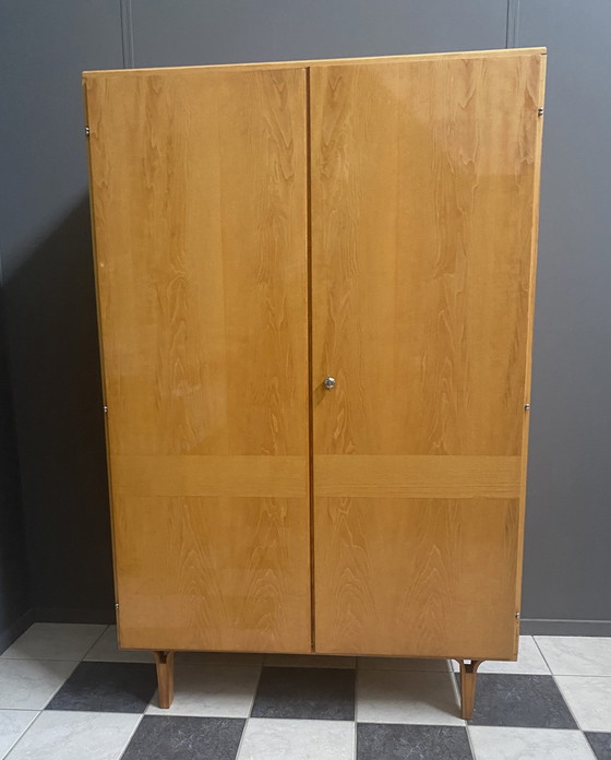 Image 1 of Hang Wardrobe cabinet in Ash wood by František Mezulánik  for Novy Domov 