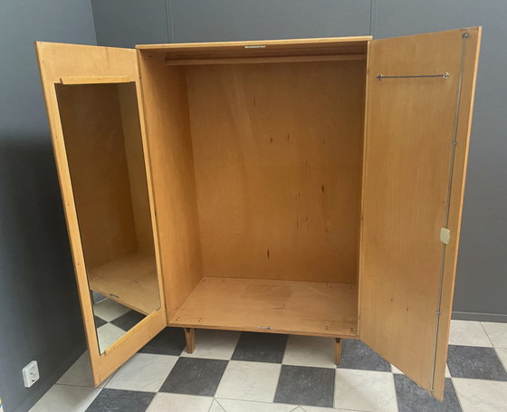 Image 1 of Hang Wardrobe cabinet in Ash wood by František Mezulánik  for Novy Domov 