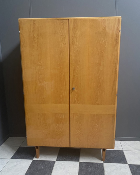 Image 1 of Hang Wardrobe cabinet in Ash wood by František Mezulánik  for Novy Domov 