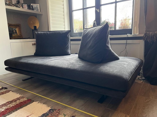 Sofa Prado Bank Alcantara -A - Color Anthracite
